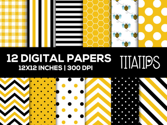 Bumblebee Digital Papers Set: A Versatile Tool for Creative and Professional Projects