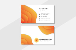 Business Card Brown Element and Media Type Vectors: A Modern Approach to Design