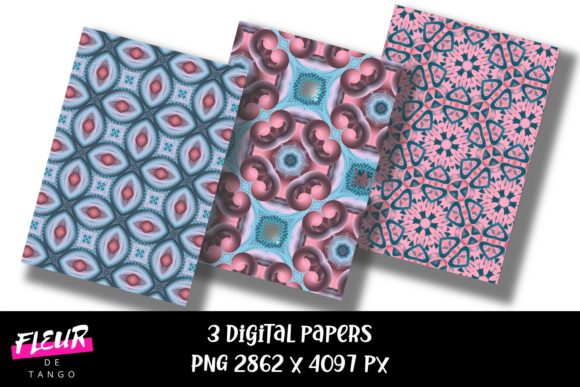 Geometric Digital Papers V.15: A Versatile Design Resource for Every Project