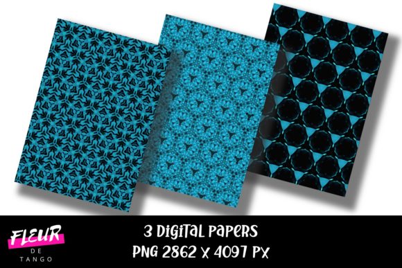 Geometric Digital Papers V.2: A Versatile Resource for Creative Projects