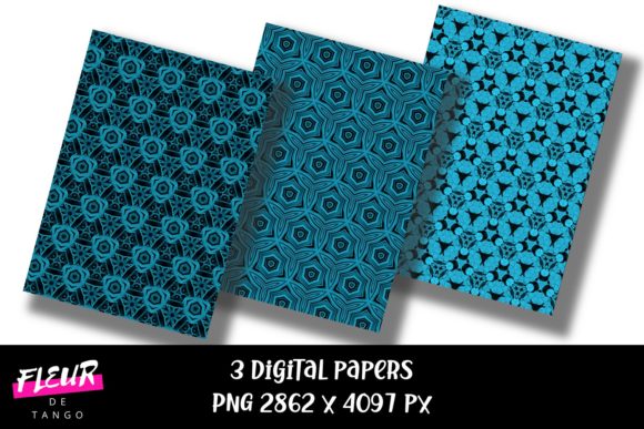 Geometric Digital Papers V.21