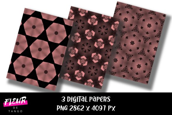 Geometric Digital Papers V.68: A Versatile Design Resource for Every Project