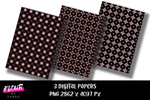 Geometric Digital Papers V.73: A Versatile Design Resource