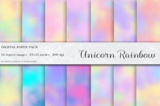 Unicorn Rainbow Foil Digital Papers: A Versatile Creative Resource
