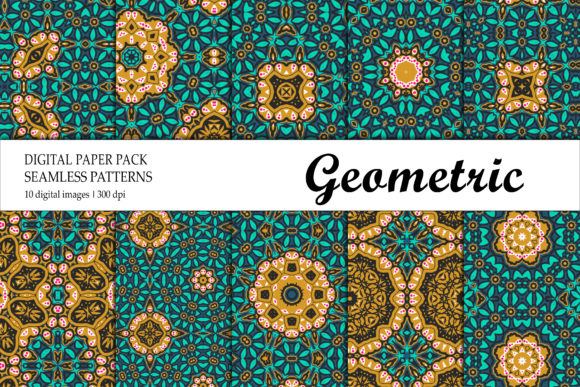 Wallpaper Pattern Greenish Blue