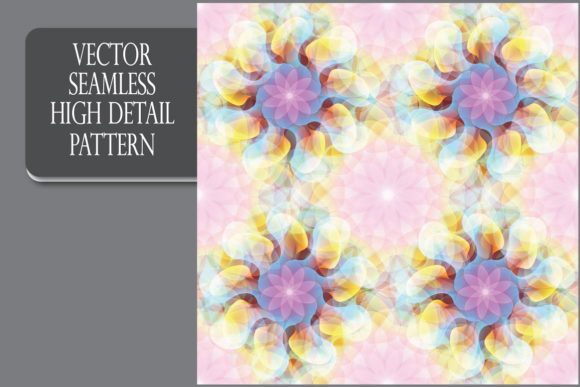Yellow and Purple Vector Pattern
